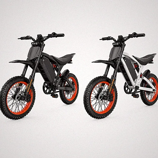 1500W Off-Road Electric Bike Hydraulic Brakes, 48V 18Ah Battery Full Suspension