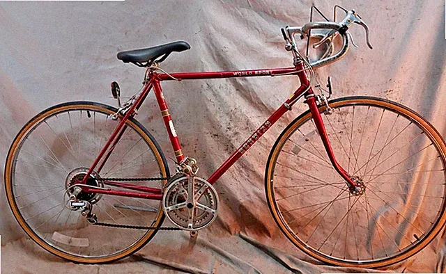 1988 Schwinn World Sport Touring Road Bike 53cm Small Red Lugged Steel Double :)