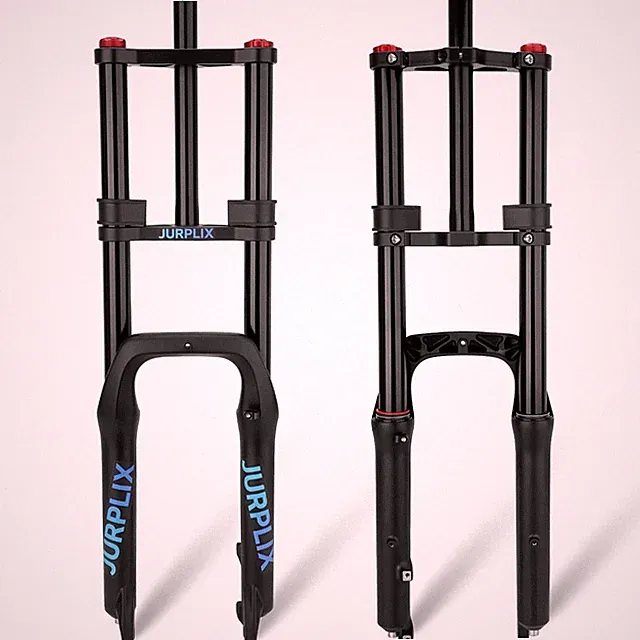 20" 4.0 Air Suspension Fork Double Shoulder For Snow Beach E-MTB Bike Fat Tire