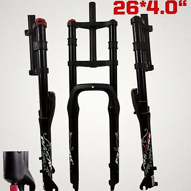 20inch 26" *4.0" Tire Double Shoulder Fat Fork Electric/Cyclocross Bike Air Fork