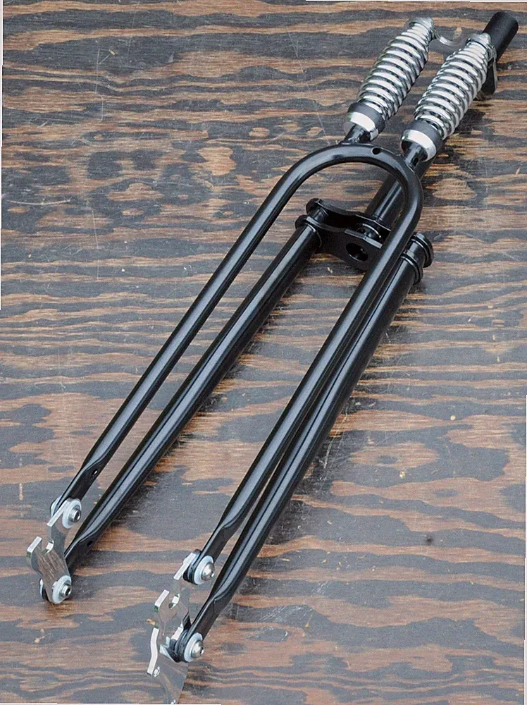 26" Monark Bicycle Black DUAL SPRINGER FORK Rat Rod Chopper Vintage Cruiser Bike