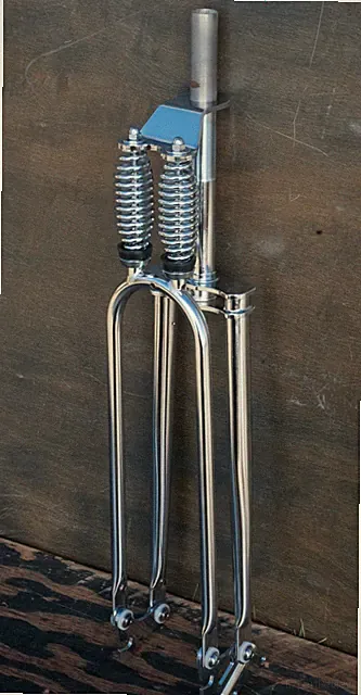 26" Monark Bicycle Chrome DUAL SPRINGER FORK RatRod Chopper Vintage Cruiser Bike