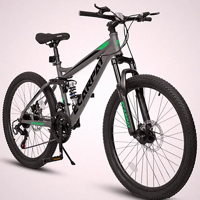 27.5 Inch Mountain Bike Full Suspension 21-Speed Dual Disc Brake for Men Women