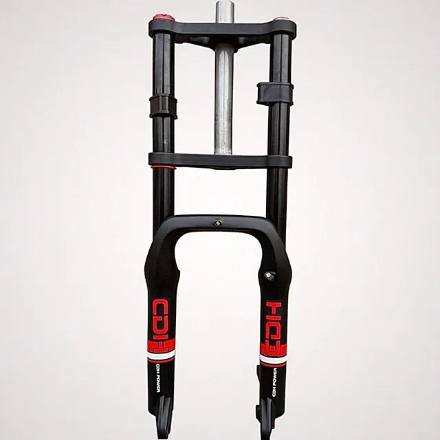 CDH 20X4.0" Fat Tire Bike Fork, Air Suspension Bicycle Fork Double Shoulder Fork