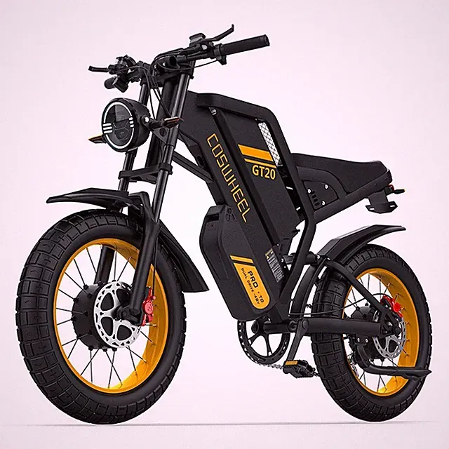 COSWHEEL GT20PRO 6000W eBike 40AH Fat Tire Dirt Bike Dual Suspension Hydraulic