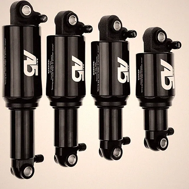 MTB Rear Shocks 125 150 165 190mm Single Double Air Chamber Rear Shock Absorber