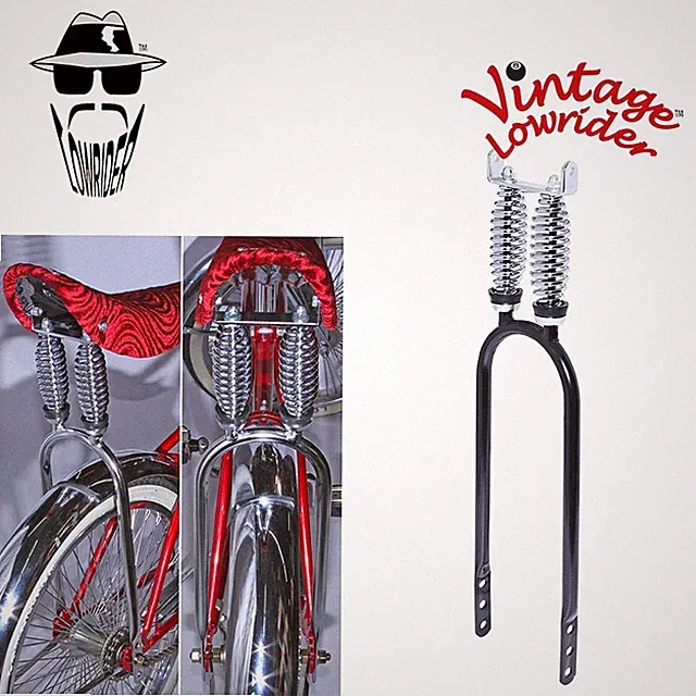 Original Lowrider Bike Cruiser Bicycle Dual Suspension Sissy Bar 20" Black
