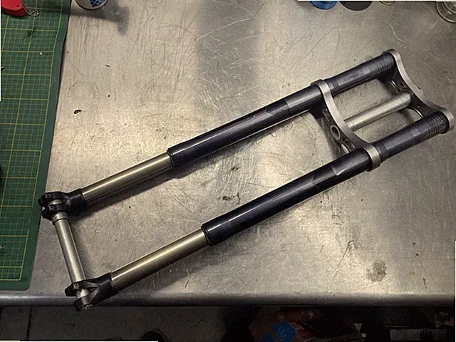White Brothers UD150 Double Crown Inverted Fork MTB Vintage Rare 20mm Thru Axle