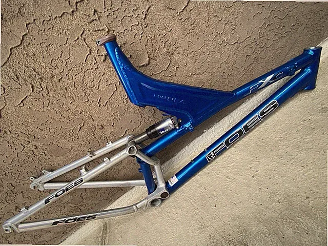 X-Large Blue Foes FXC 26in Dual Suspension Mountain Bike Frame
